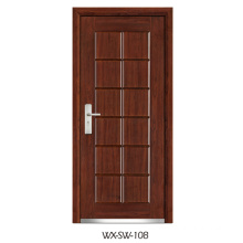 Expert Supplier Steel Wooden Door (WX-SW-108)